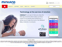 Tablet Screenshot of minilandbaby.com